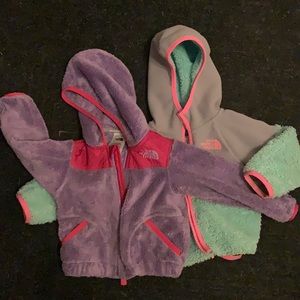 Infant Baby Girl North Face Fleece Bundle